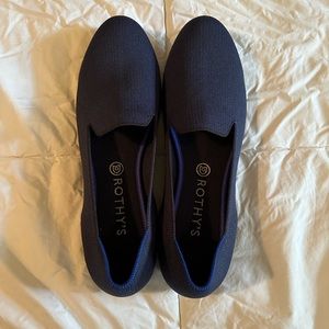 EUC Rothy’s Navy Loafers